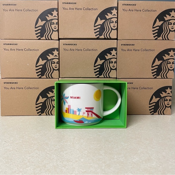Starbucks Kitchen Starbuck Coffee Mug Miami You Are Here Collection